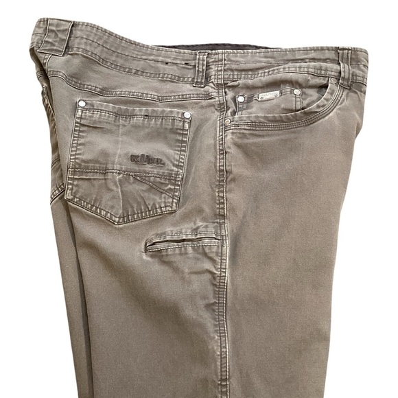 Kuhl Men’s Kanvus Jeans Grey Color Style 5114 36x29 Outdoor Work Patina Dye - Picture 7 of 13
